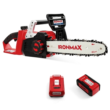 12-Inch 40V Cordless Chainsaw with Lithium-Ion Battery 